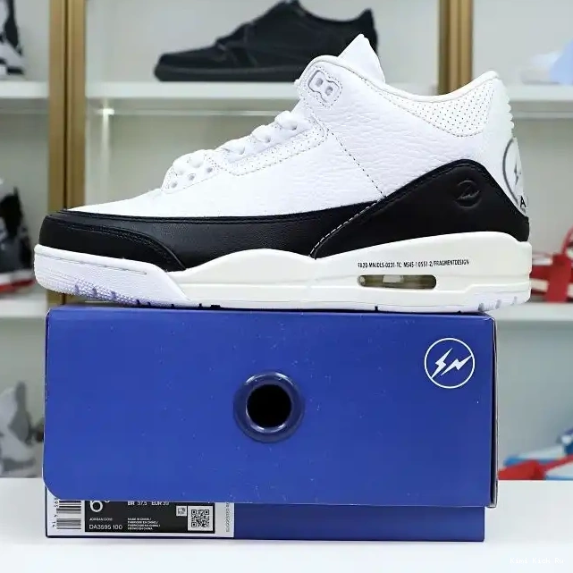 FRAGMENT RETRO X 3 SP JORDAN Kimikick DESIGN AIR 'WHITE' 0707